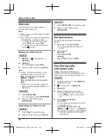 Preview for 56 page of Panasonic KX-TG7841BX Operating Instructions Manual