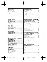 Preview for 2 page of Panasonic KX-TG7842 Operating Instructions Manual