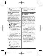 Preview for 25 page of Panasonic KX-TG7842 Operating Instructions Manual