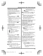 Preview for 25 page of Panasonic KX-TG7842C Operating Instructions Manual