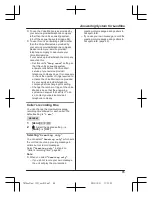 Preview for 65 page of Panasonic KX-TG7842C Operating Instructions Manual