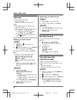 Preview for 68 page of Panasonic KX-TG7842C Operating Instructions Manual