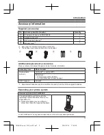 Preview for 3 page of Panasonic KX-TG7851TU Operating Instructions Manual