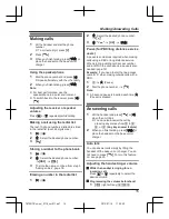 Preview for 15 page of Panasonic KX-TG7851TU Operating Instructions Manual