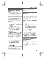 Preview for 29 page of Panasonic KX-TG7851TU Operating Instructions Manual