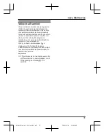 Preview for 31 page of Panasonic KX-TG7851TU Operating Instructions Manual