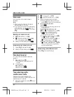 Preview for 32 page of Panasonic KX-TG7851TU Operating Instructions Manual