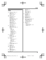 Preview for 39 page of Panasonic KX-TG7851TU Operating Instructions Manual