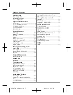 Preview for 2 page of Panasonic KX-TG7861E Operating Instructions Manual