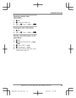 Preview for 33 page of Panasonic KX-TG7861E Operating Instructions Manual