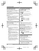 Preview for 34 page of Panasonic KX-TG7861E Operating Instructions Manual