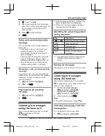 Preview for 35 page of Panasonic KX-TG7861E Operating Instructions Manual