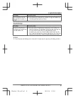 Preview for 47 page of Panasonic KX-TG7861E Operating Instructions Manual