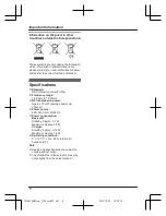 Preview for 8 page of Panasonic KX-TG7862NZ Operating Instructions Manual