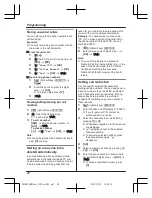 Preview for 28 page of Panasonic KX-TG7862NZ Operating Instructions Manual