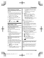 Preview for 29 page of Panasonic KX-TG7862NZ Operating Instructions Manual