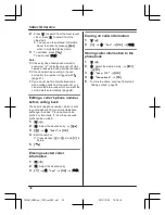 Preview for 32 page of Panasonic KX-TG7862NZ Operating Instructions Manual