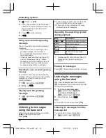 Preview for 34 page of Panasonic KX-TG7862NZ Operating Instructions Manual