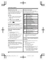 Preview for 36 page of Panasonic KX-TG7862NZ Operating Instructions Manual