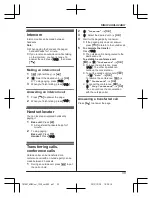 Preview for 39 page of Panasonic KX-TG7862NZ Operating Instructions Manual