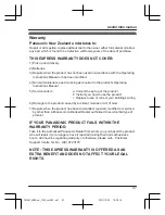 Preview for 47 page of Panasonic KX-TG7862NZ Operating Instructions Manual