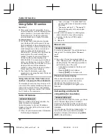 Preview for 46 page of Panasonic KX-TG7872AZ Operating Instructions Manual