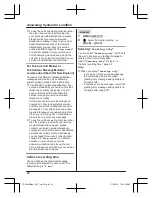 Preview for 62 page of Panasonic KX-TG7882AZ Operating Instructions Manual