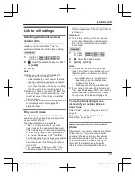 Preview for 19 page of Panasonic KX-TG7893AZ Operating Instructions Manual