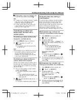 Preview for 25 page of Panasonic KX-TG7893AZ Operating Instructions Manual