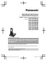 Panasonic KX-TG7921E Operating Instructions Manual предпросмотр