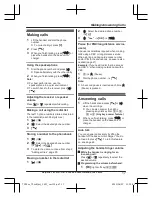 Preview for 17 page of Panasonic KX-TG7921E Operating Instructions Manual