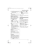 Предварительный просмотр 19 страницы Panasonic KX-TG8011BX Operating Instructions Manual