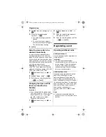 Предварительный просмотр 28 страницы Panasonic KX-TG8011BX Operating Instructions Manual