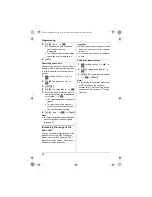 Предварительный просмотр 30 страницы Panasonic KX-TG8011BX Operating Instructions Manual