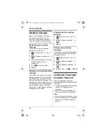 Предварительный просмотр 34 страницы Panasonic KX-TG8011BX Operating Instructions Manual