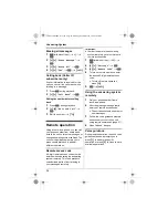 Предварительный просмотр 36 страницы Panasonic KX-TG8011BX Operating Instructions Manual