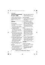 Предварительный просмотр 6 страницы Panasonic KX-TG8011E Operating Instructions Manual