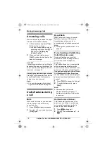 Предварительный просмотр 18 страницы Panasonic KX-TG8011E Operating Instructions Manual