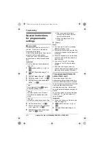 Предварительный просмотр 26 страницы Panasonic KX-TG8011E Operating Instructions Manual