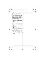 Preview for 32 page of Panasonic KX-TG8011FX Operating Instructions Manual