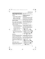 Preview for 33 page of Panasonic KX-TG8011FX Operating Instructions Manual