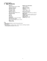 Preview for 6 page of Panasonic KX-TG8011MES Service Manual