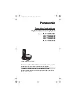 Panasonic KX-TG8021E Operating Instructions Manual предпросмотр