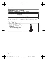 Preview for 4 page of Panasonic KX-TG8032AL Operating Instructions Manual