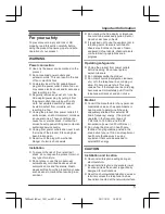 Preview for 5 page of Panasonic KX-TG8032AL Operating Instructions Manual