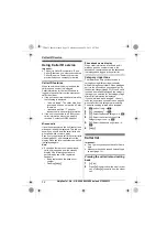 Предварительный просмотр 32 страницы Panasonic KX-TG8051E Operating Instructions Manual