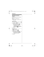 Preview for 24 page of Panasonic KX-TG8051FX Operating Instructions Manual