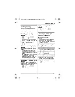 Preview for 41 page of Panasonic KX-TG8051FX Operating Instructions Manual