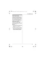 Preview for 45 page of Panasonic KX-TG8051FX Operating Instructions Manual