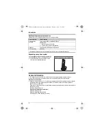 Предварительный просмотр 4 страницы Panasonic KX-TG8051PD Operating Instructions Manual